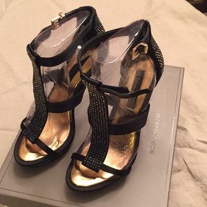 BCBG MA-Lillie Black Satin
